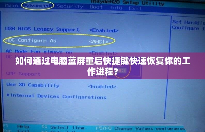 如何通过电脑蓝屏重启快捷键快速恢复你的工作进程？