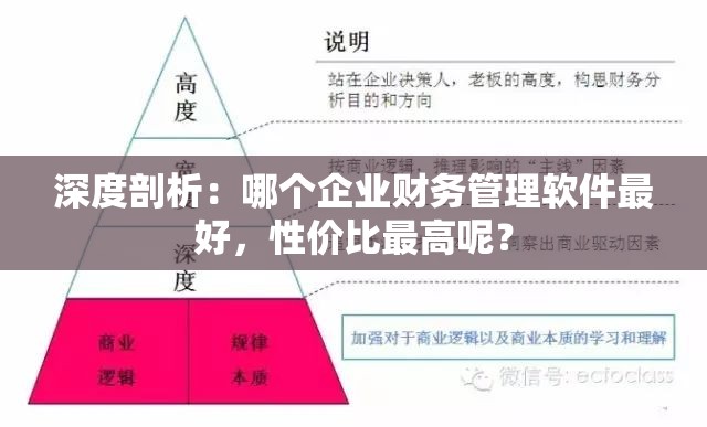 深度剖析：哪个企业财务管理软件最好，性价比最高呢？