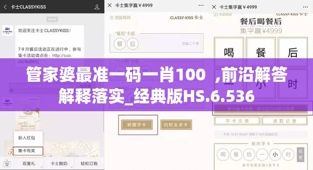 管家婆最准一码一肖100  ,前沿解答解释落实_经典版HS.6.536