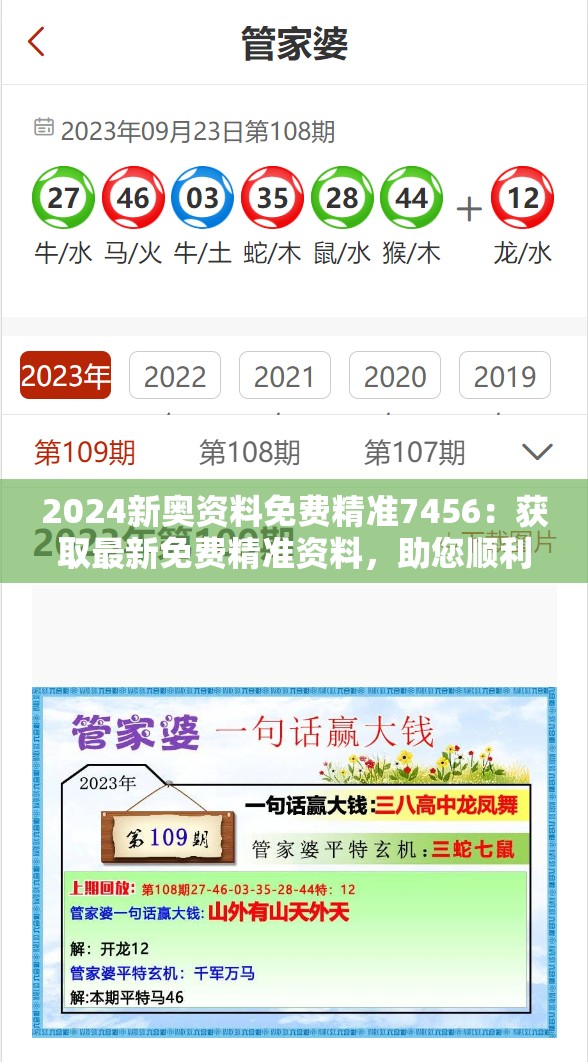 2024新奥资料免费精准7456：获取最新免费精准资料，助您顺利备战2024年新奥运！