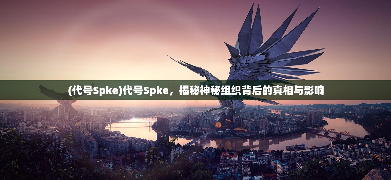 (代号Spke)代号Spke，揭秘神秘组织背后的真相与影响