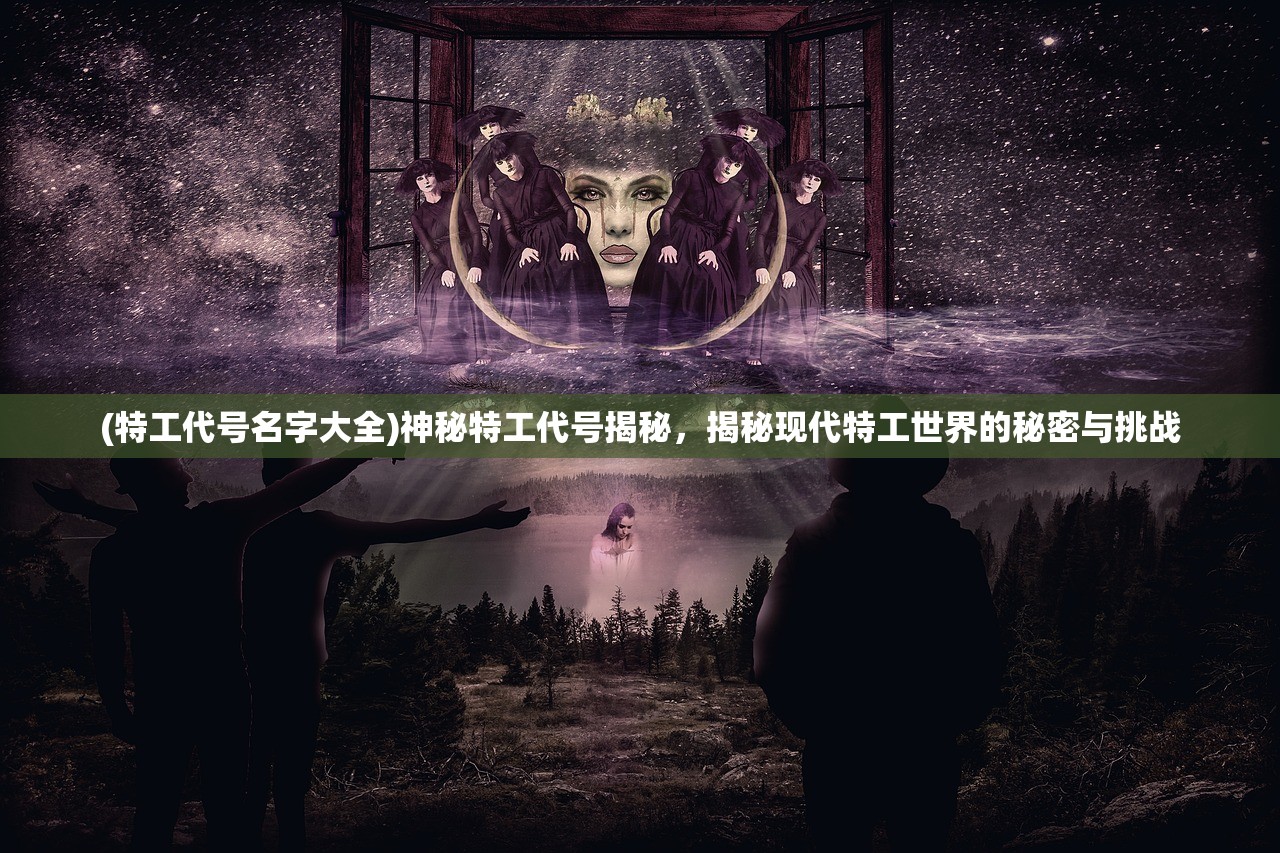 (特工代号名字大全)神秘特工代号揭秘，揭秘现代特工世界的秘密与挑战